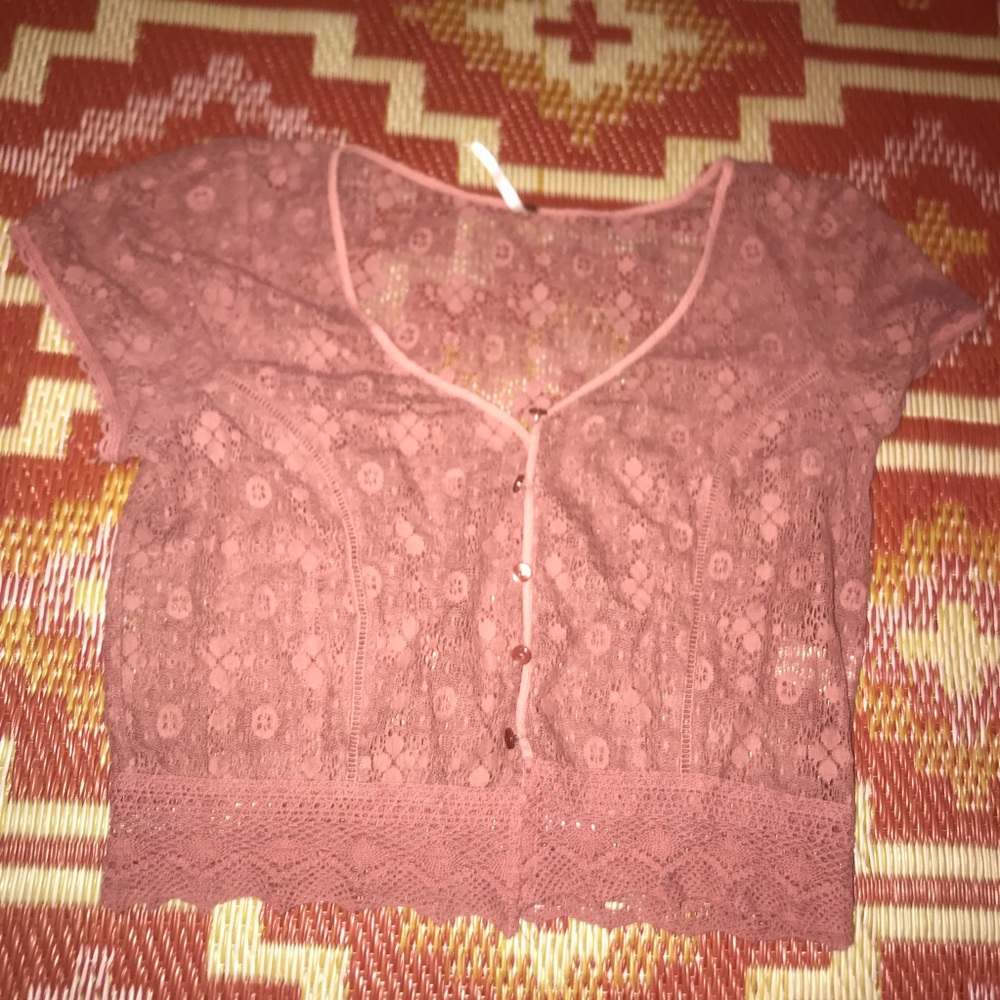 Lace Free People Cardigan